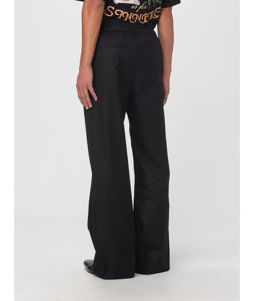 AMIRI Черные хлопковые повседневные брюки, фото 3