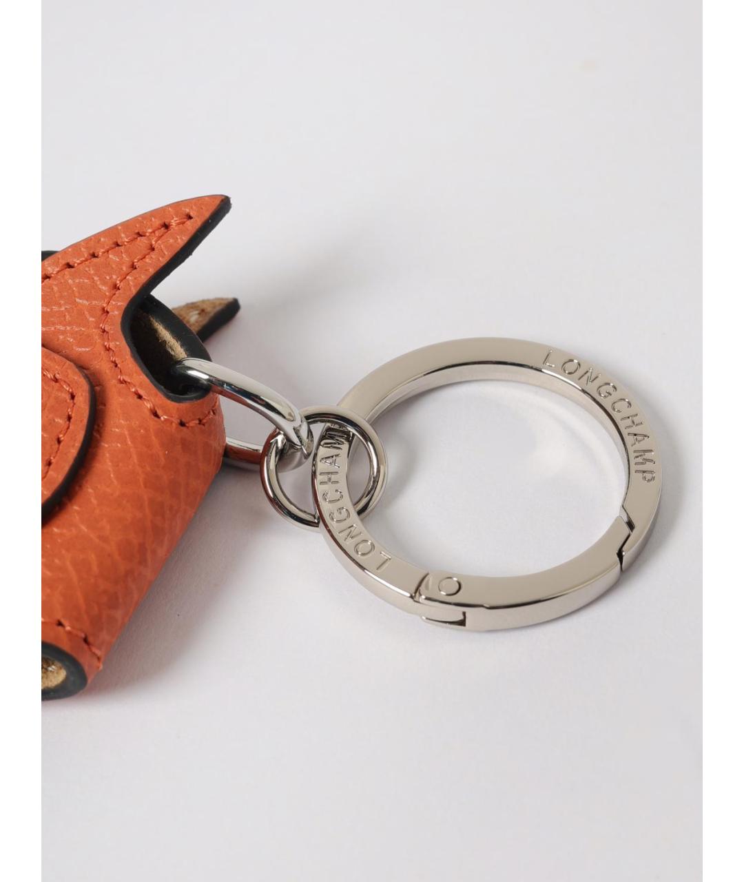 LONGCHAMP Оранжевый брелок, фото 2