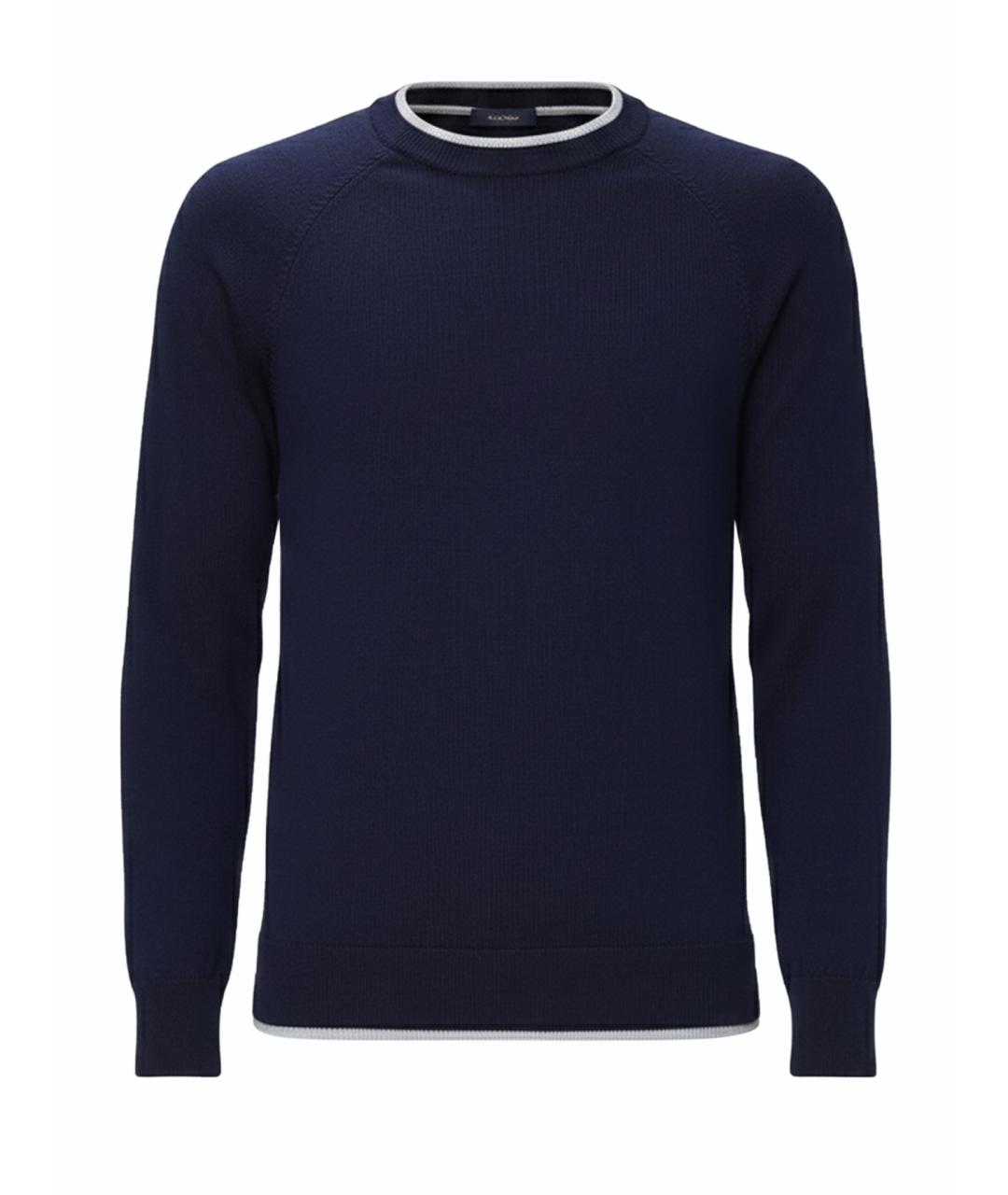 ELEVENTY Синий шерстяной джемпер / свитер, фото 1