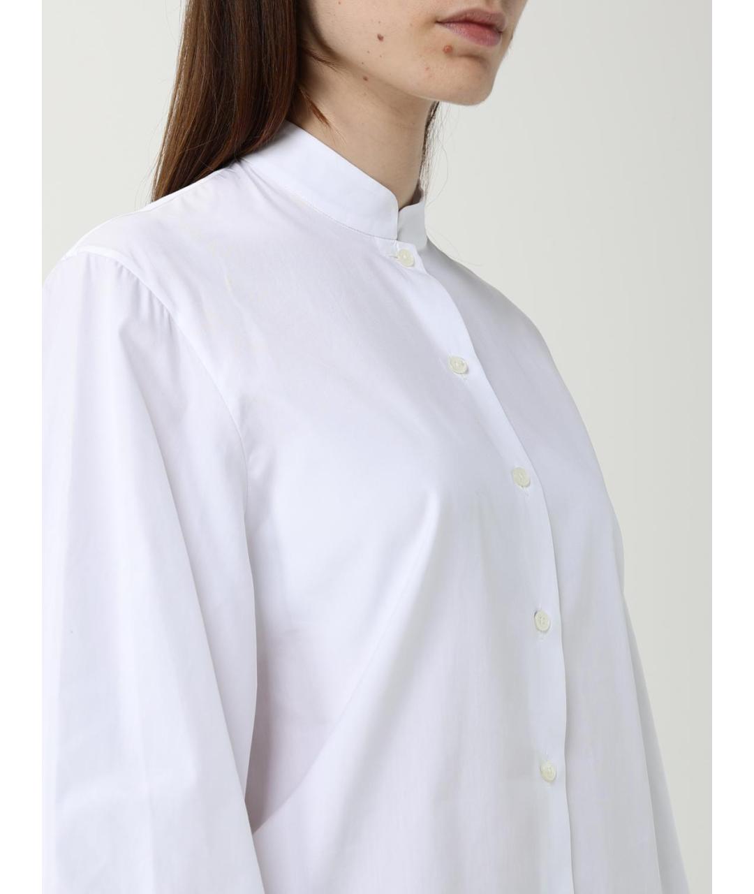BALMAIN Белая хлопковая рубашка, фото 5