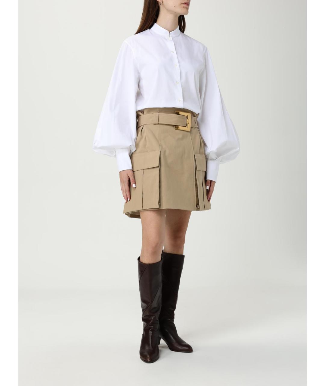 BALMAIN Белая хлопковая рубашка, фото 2