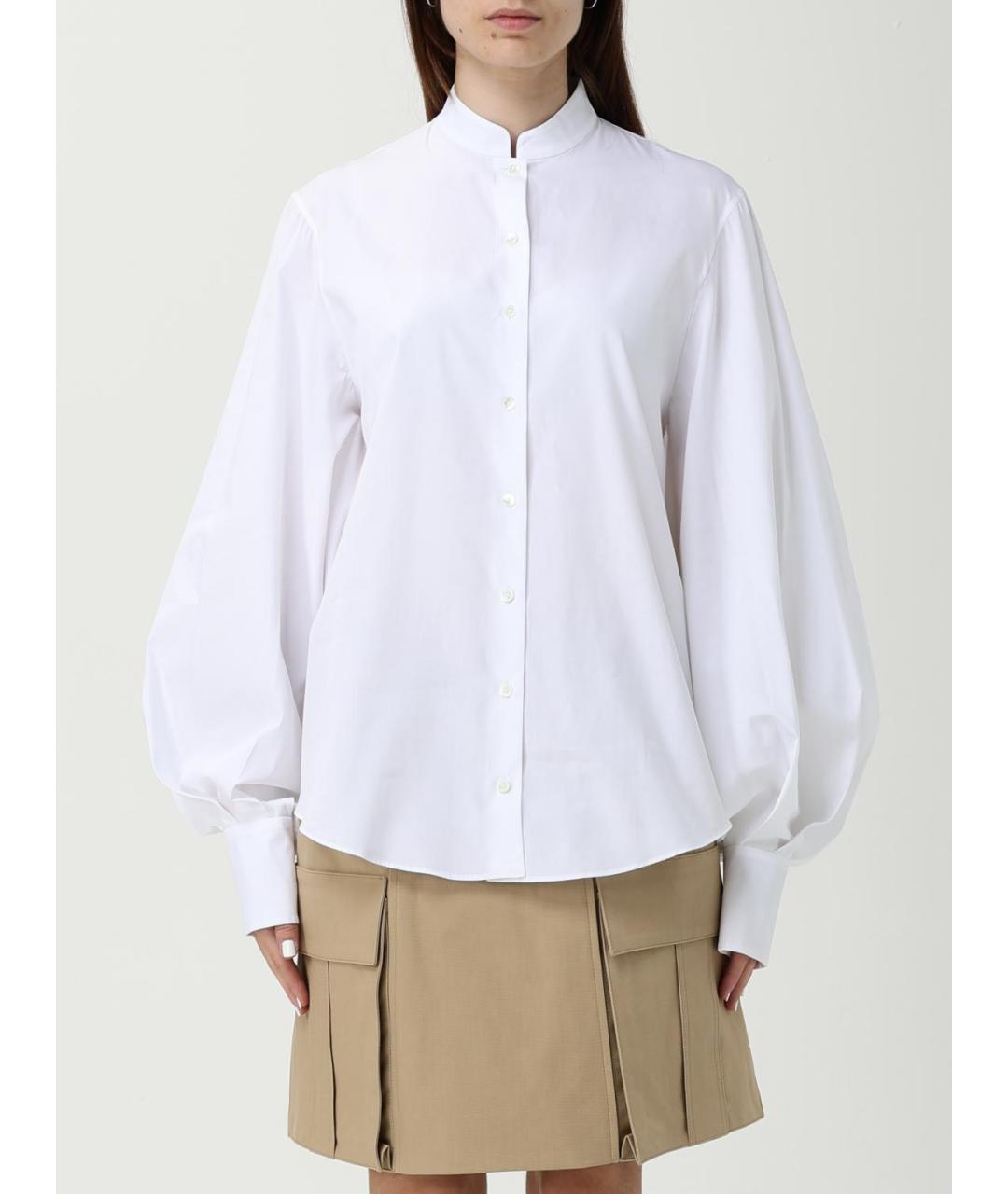 BALMAIN Белая хлопковая рубашка, фото 6