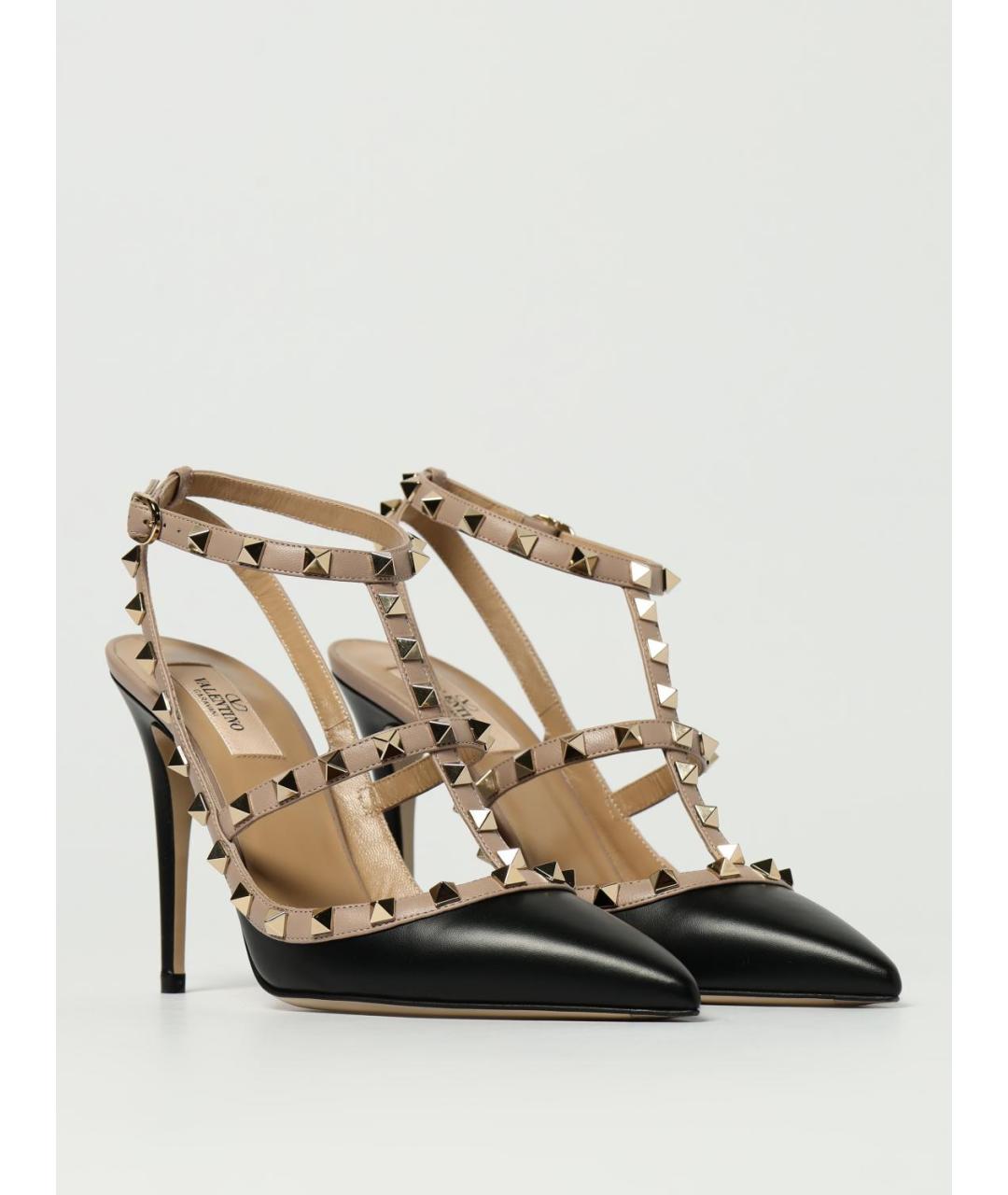 VALENTINO Черные кожаные туфли, фото 2