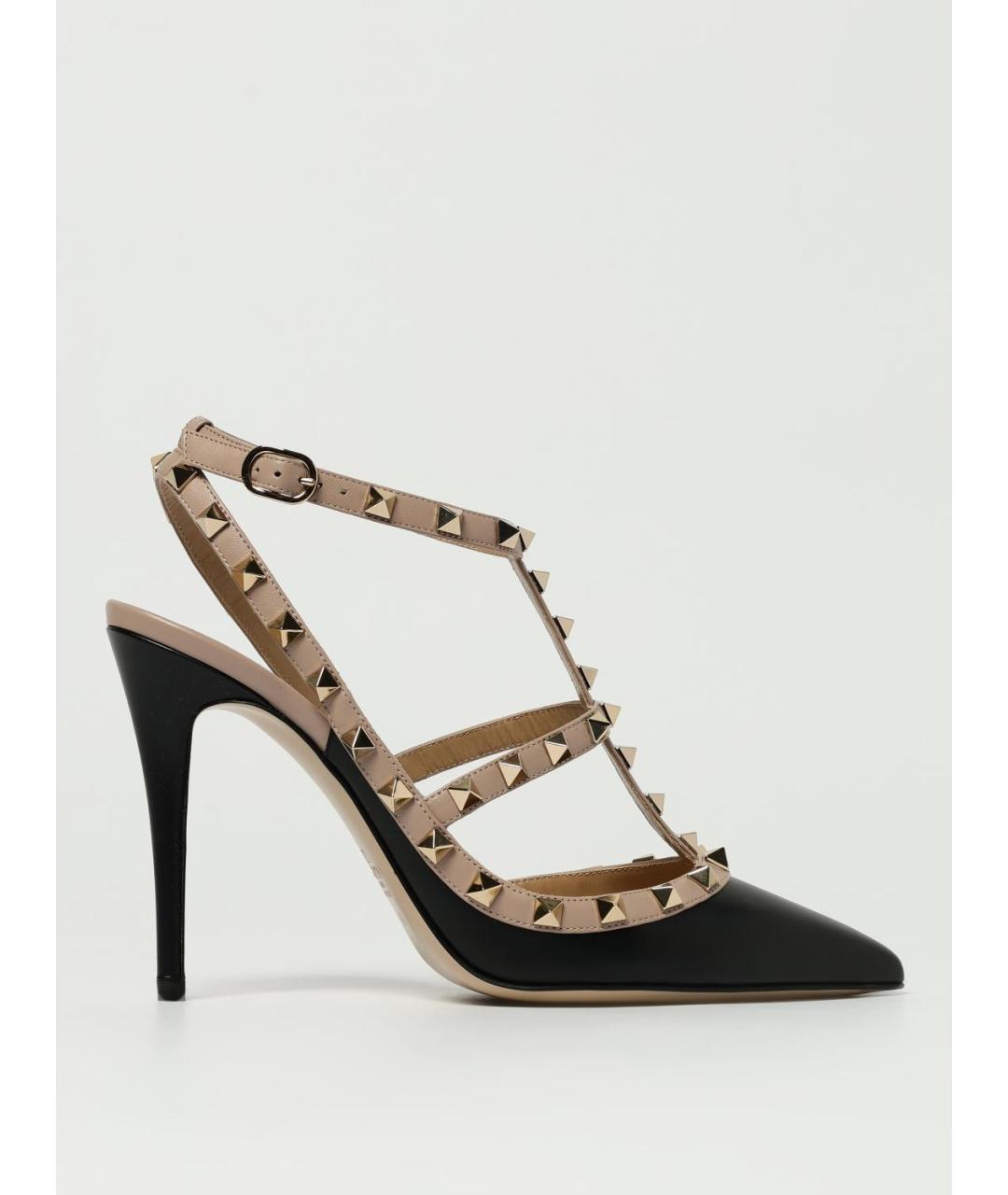 VALENTINO Черные кожаные туфли, фото 5