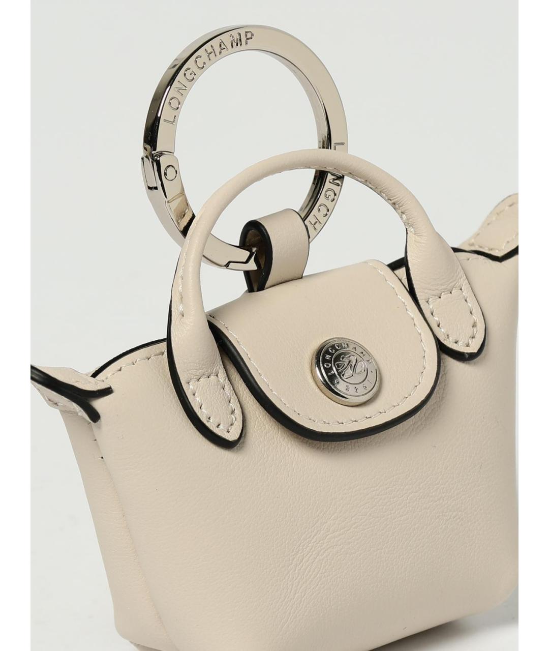 LONGCHAMP Бежевый брелок, фото 2