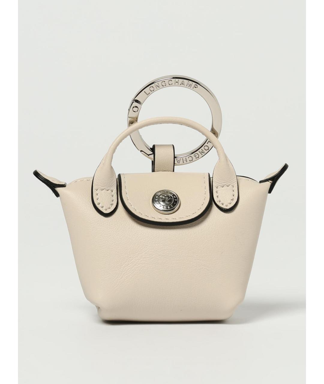 LONGCHAMP Бежевый брелок, фото 3