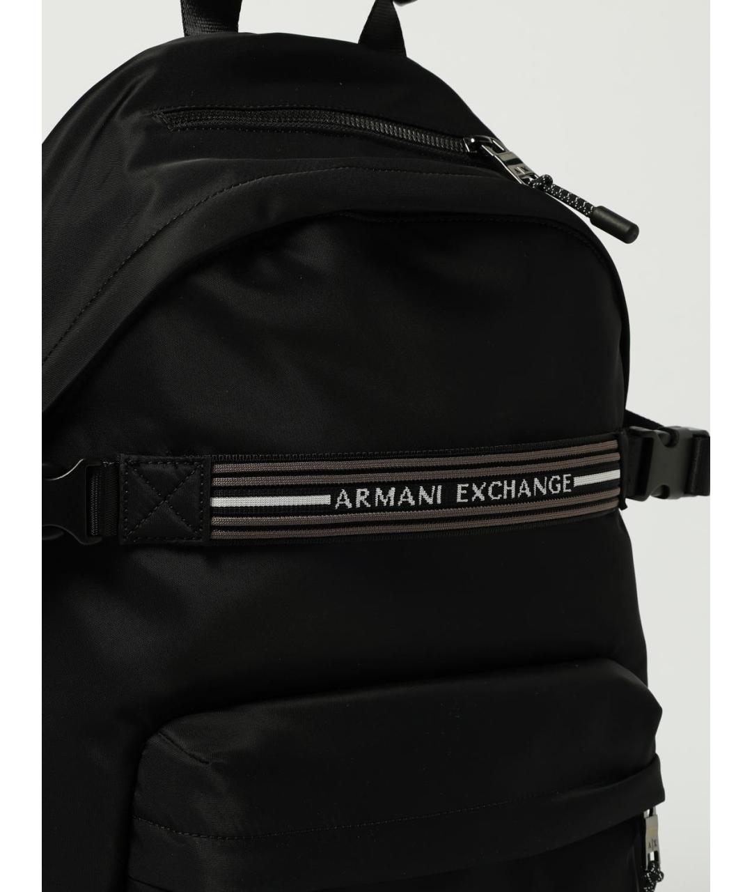 ARMANI EXCHANGE Черный синтетический рюкзак, фото 3