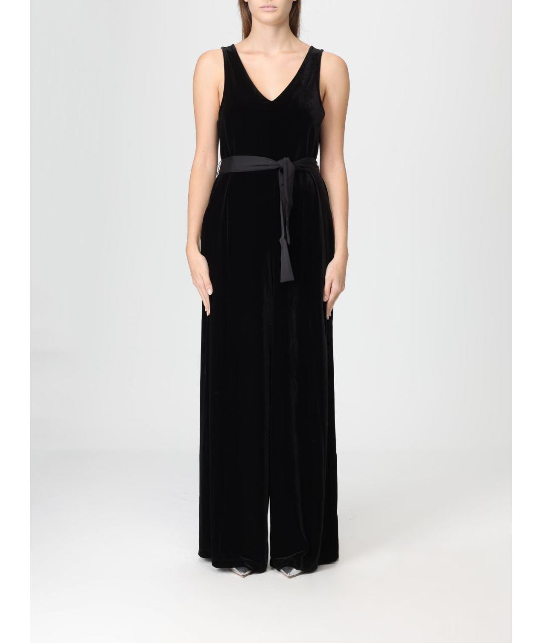 ARMANI EXCHANGE Черный полиэстеровый комбинезон, фото 4