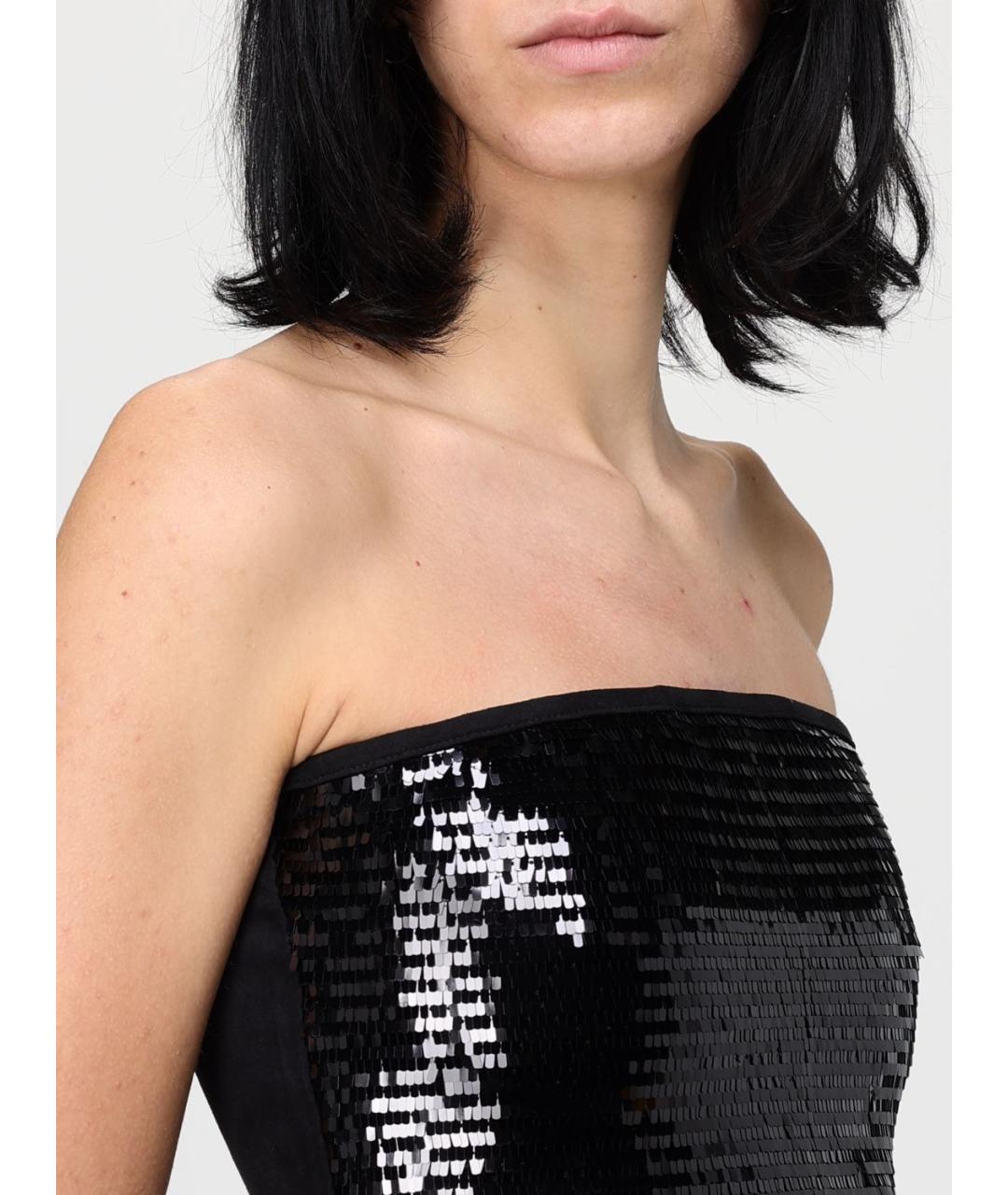 ARMANI EXCHANGE Черная полиэстеровая майка, фото 3