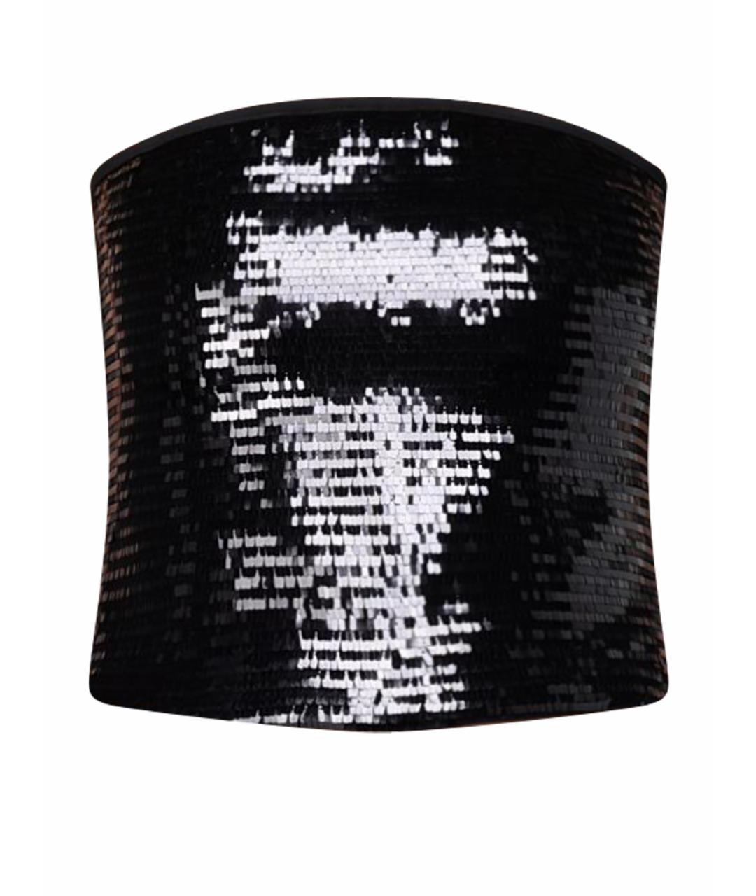 ARMANI EXCHANGE Черная полиэстеровая майка, фото 1