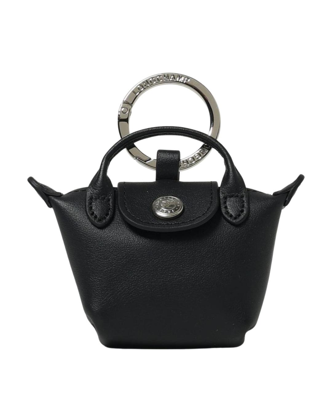 LONGCHAMP Черный брелок, фото 1