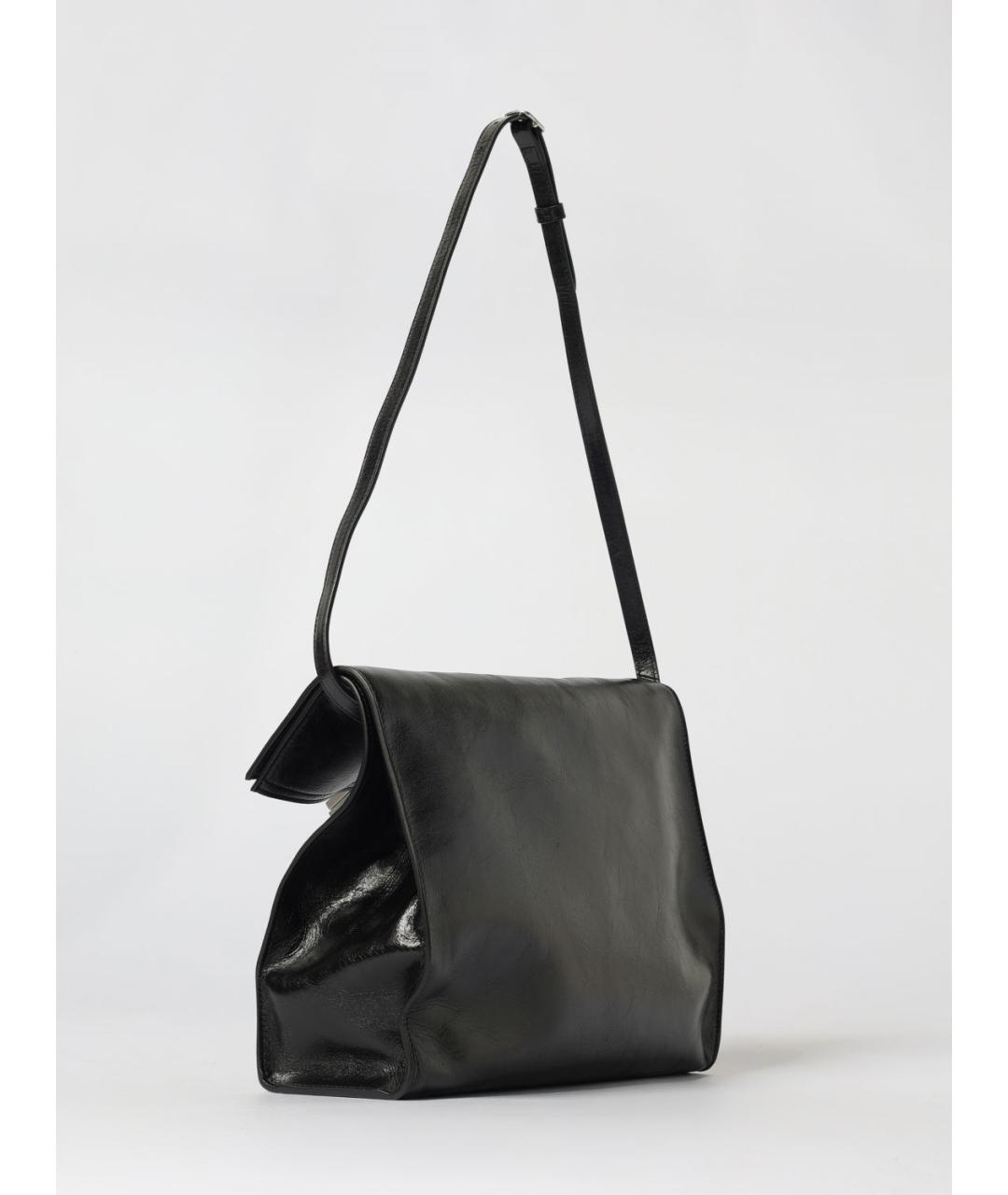 BALLY Черная кожаная сумка через плечо, фото 2