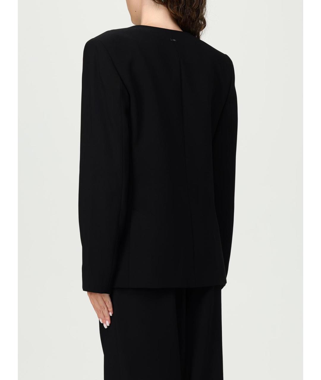 ARMANI EXCHANGE Черный полиэстеровый жакет/пиджак, фото 3