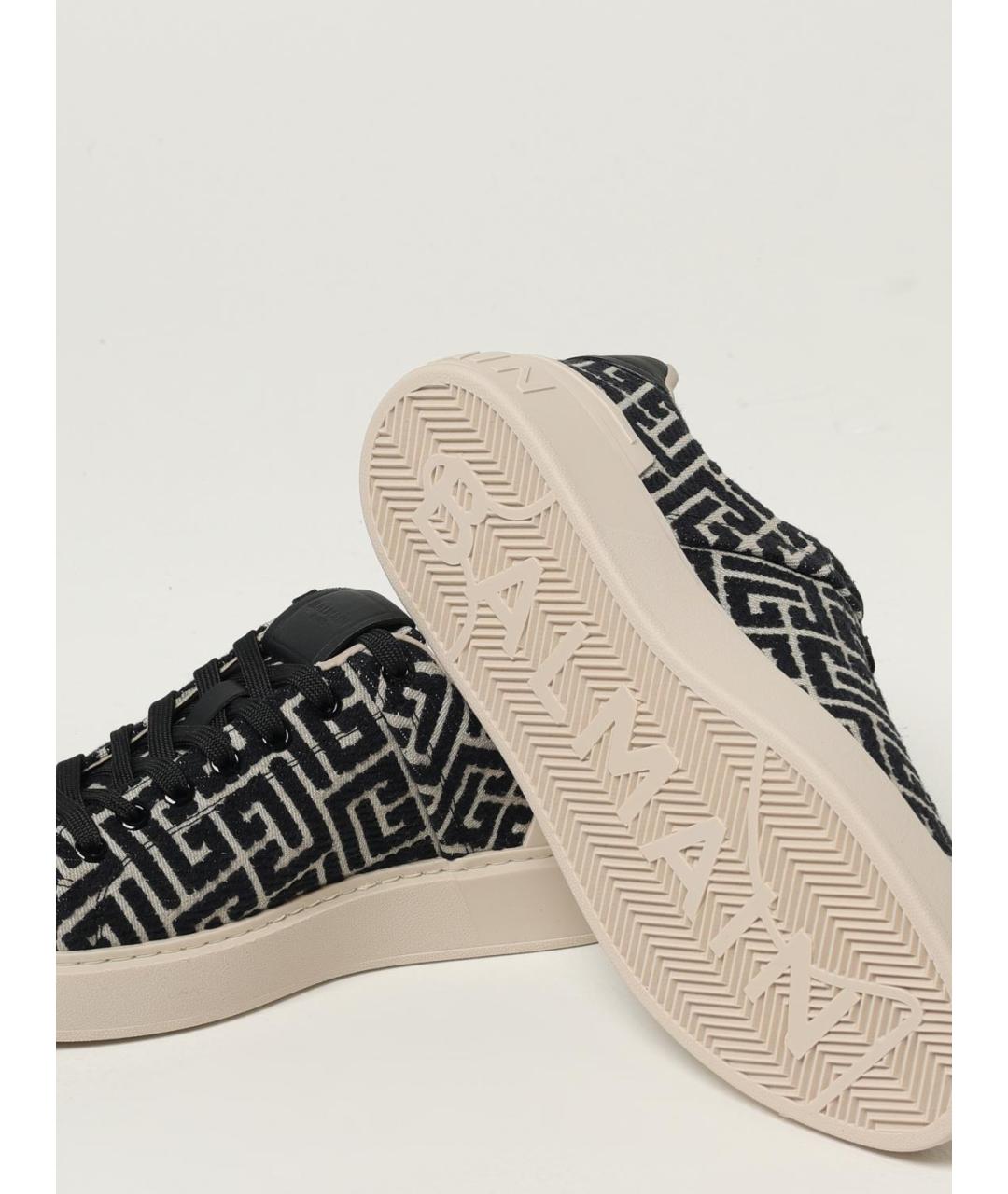 BALMAIN Мульти текстильные кеды, фото 4