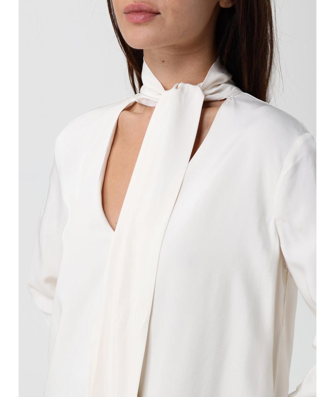 ARMANI EXCHANGE Белая вискозная блузы, фото 3