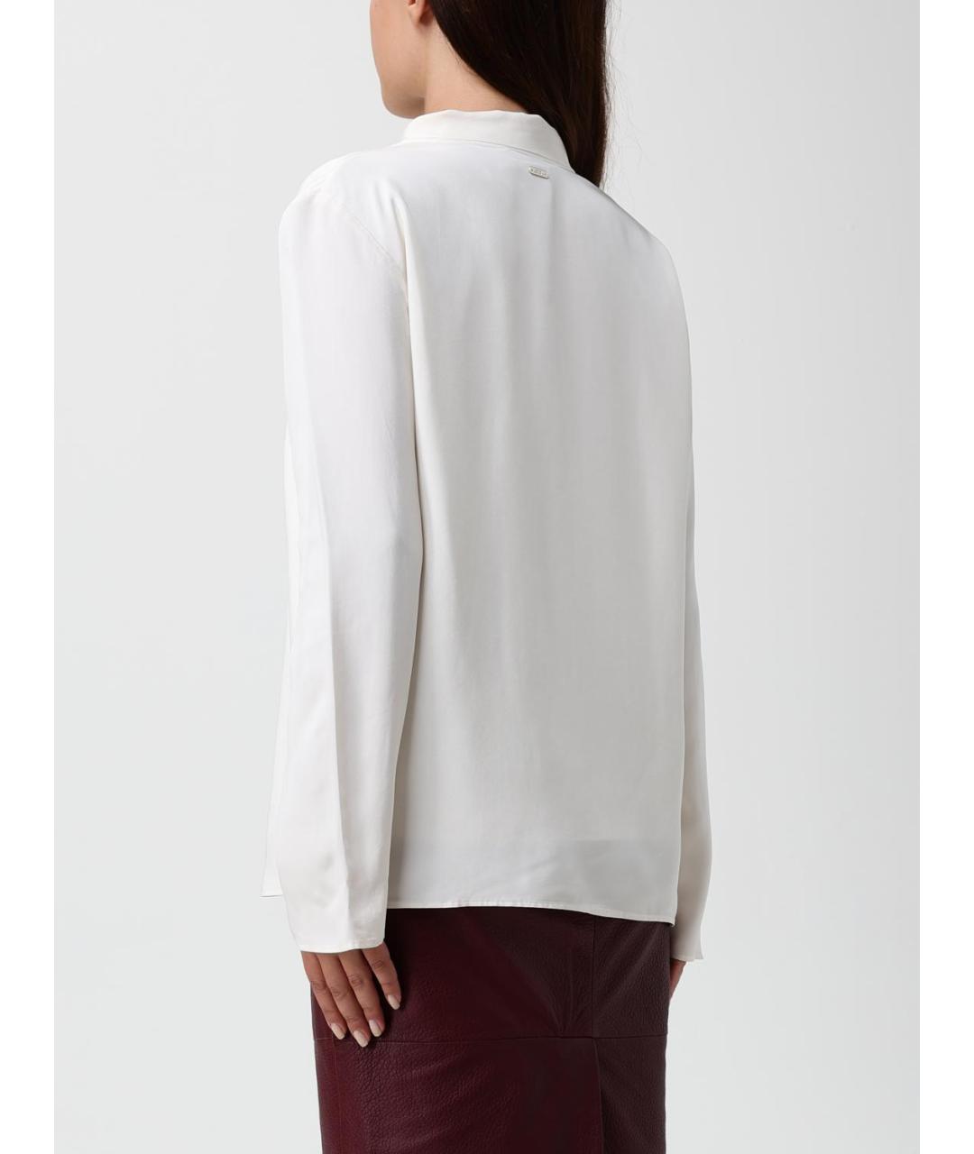 ARMANI EXCHANGE Белая вискозная блузы, фото 2
