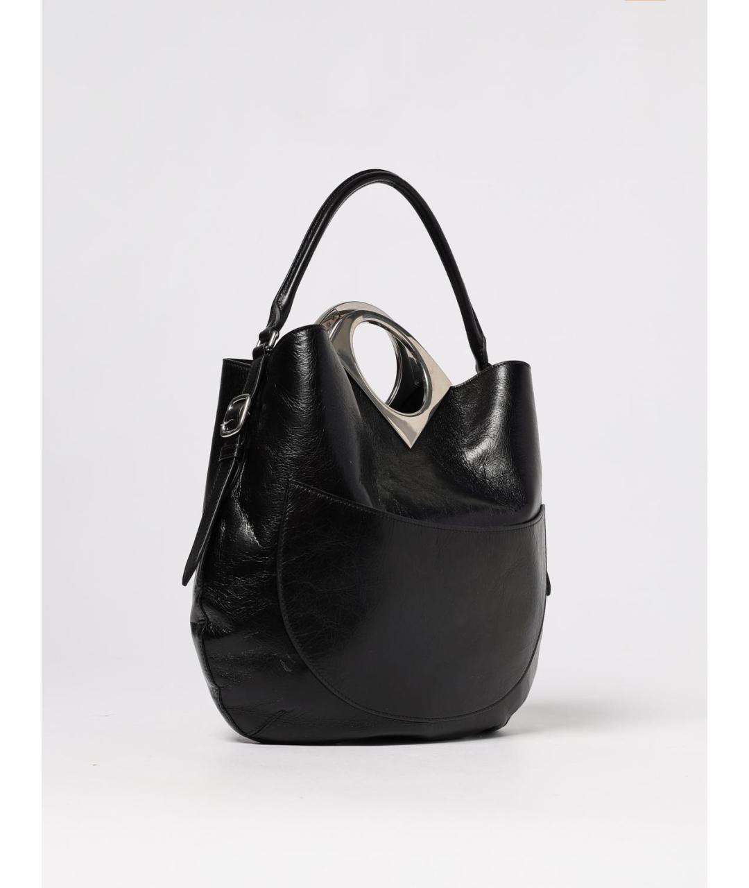 BALLY Черная кожаная сумка тоут, фото 2