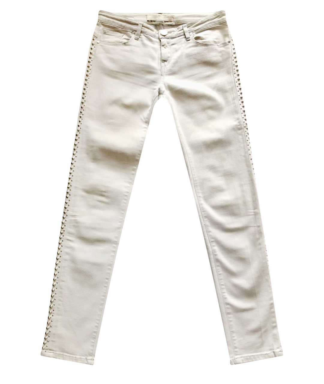 PINKO Серые хлопковые прямые джинсы, фото 1