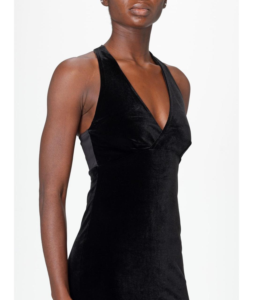 ARMANI EXCHANGE Черное полиэстеровое вечернее платье, фото 3