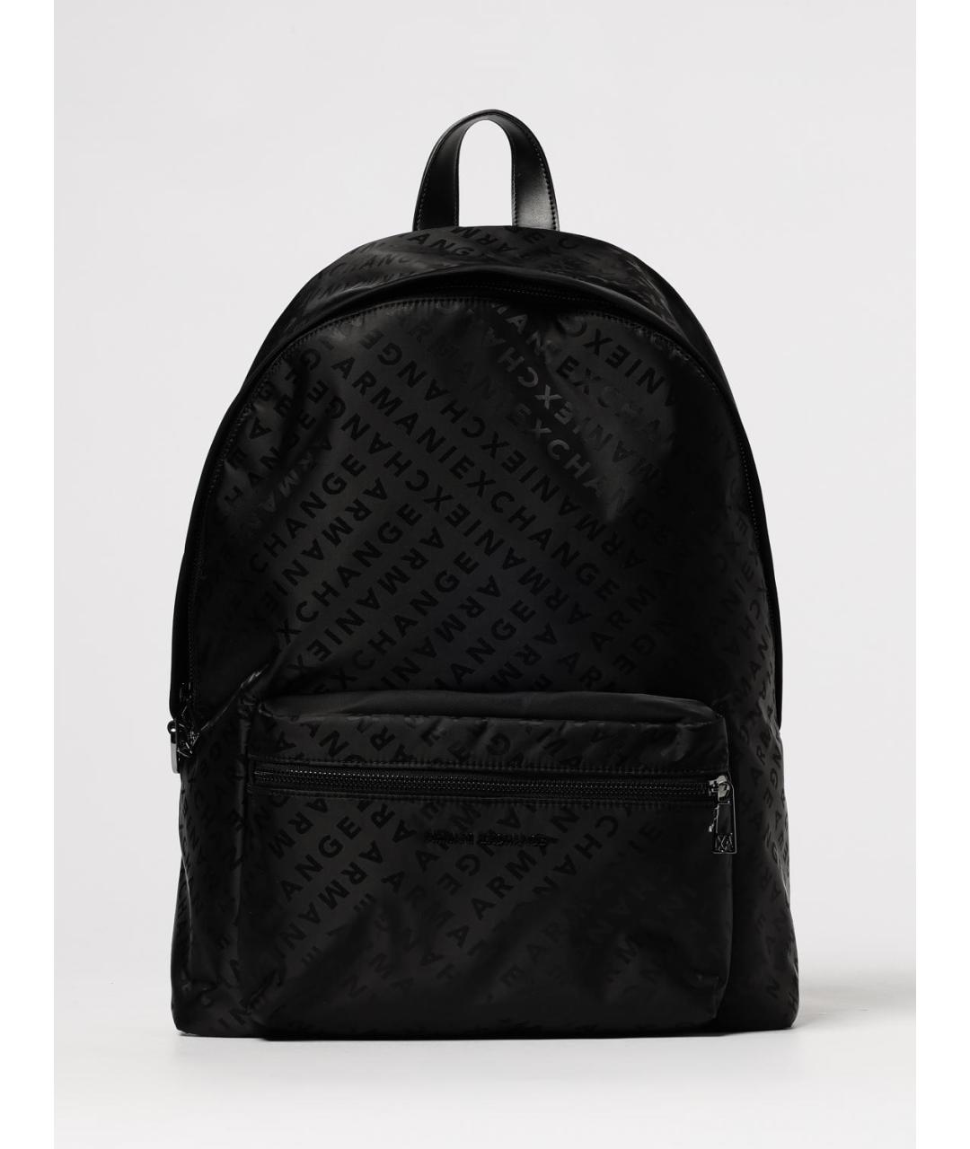 ARMANI EXCHANGE Черный синтетический рюкзак, фото 5