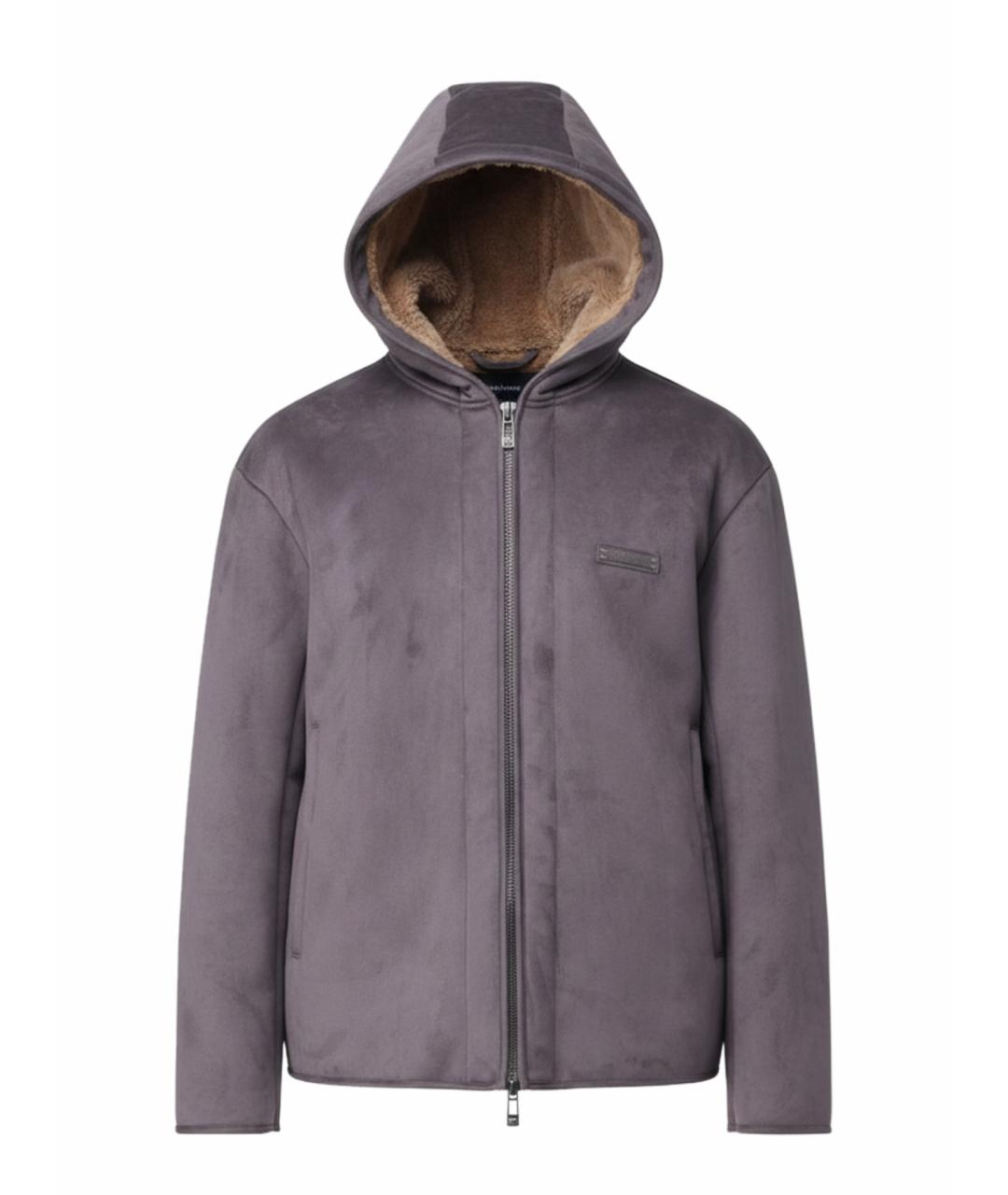 ARMANI EXCHANGE Серая полиэстеровая куртка, фото 1