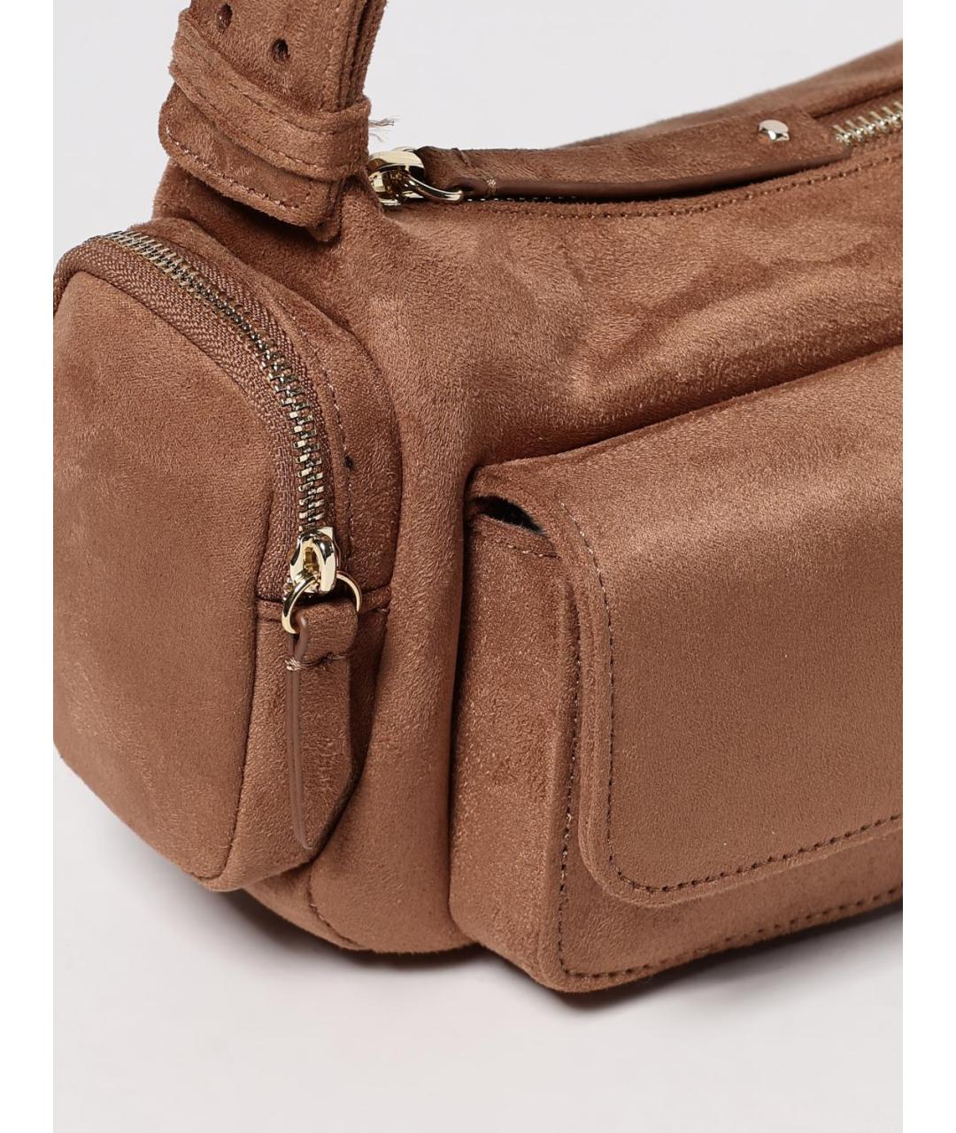 ARMANI EXCHANGE Коричневая синтетическая сумка через плечо, фото 3