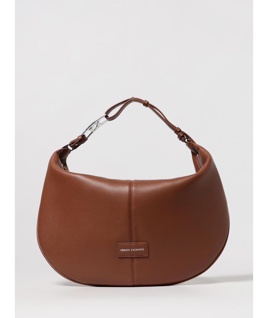 ARMANI EXCHANGE Коричневая сумка через плечо из искусственной кожи, фото 4