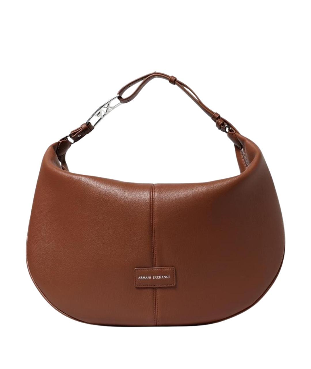 ARMANI EXCHANGE Коричневая сумка через плечо из искусственной кожи, фото 1