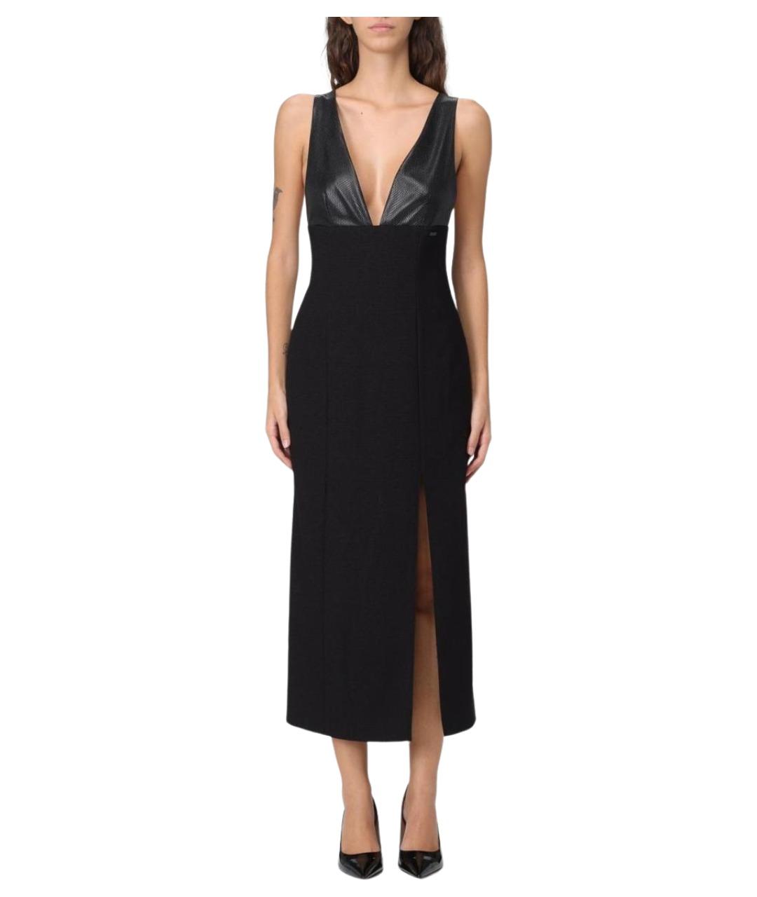 ARMANI EXCHANGE Черное полиэстеровое вечернее платье, фото 1