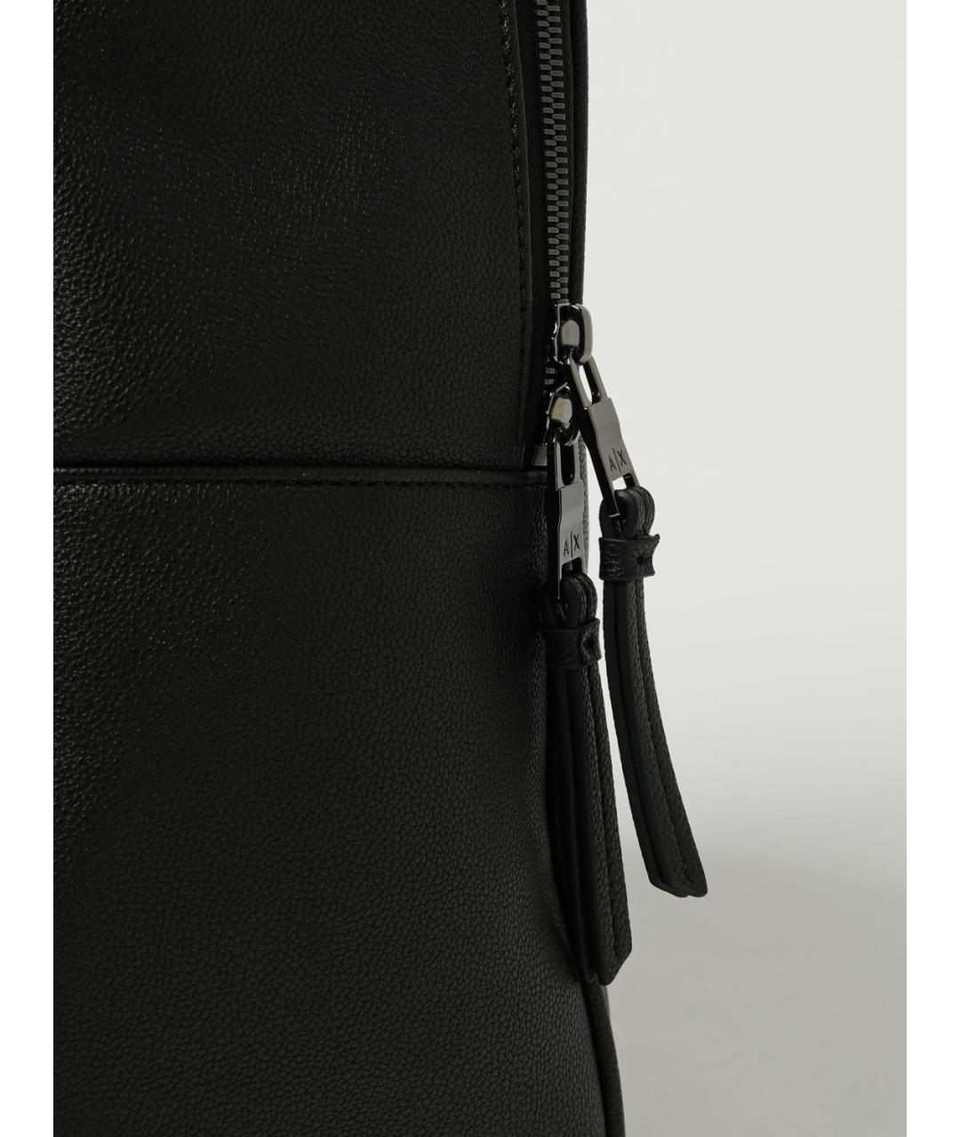 ARMANI EXCHANGE Черный синтетический рюкзак, фото 3