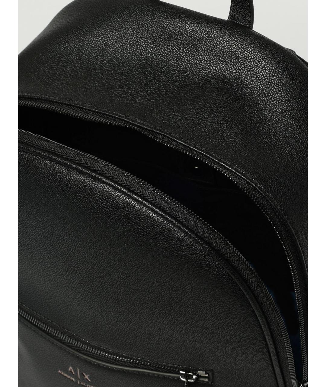 ARMANI EXCHANGE Черный синтетический рюкзак, фото 4