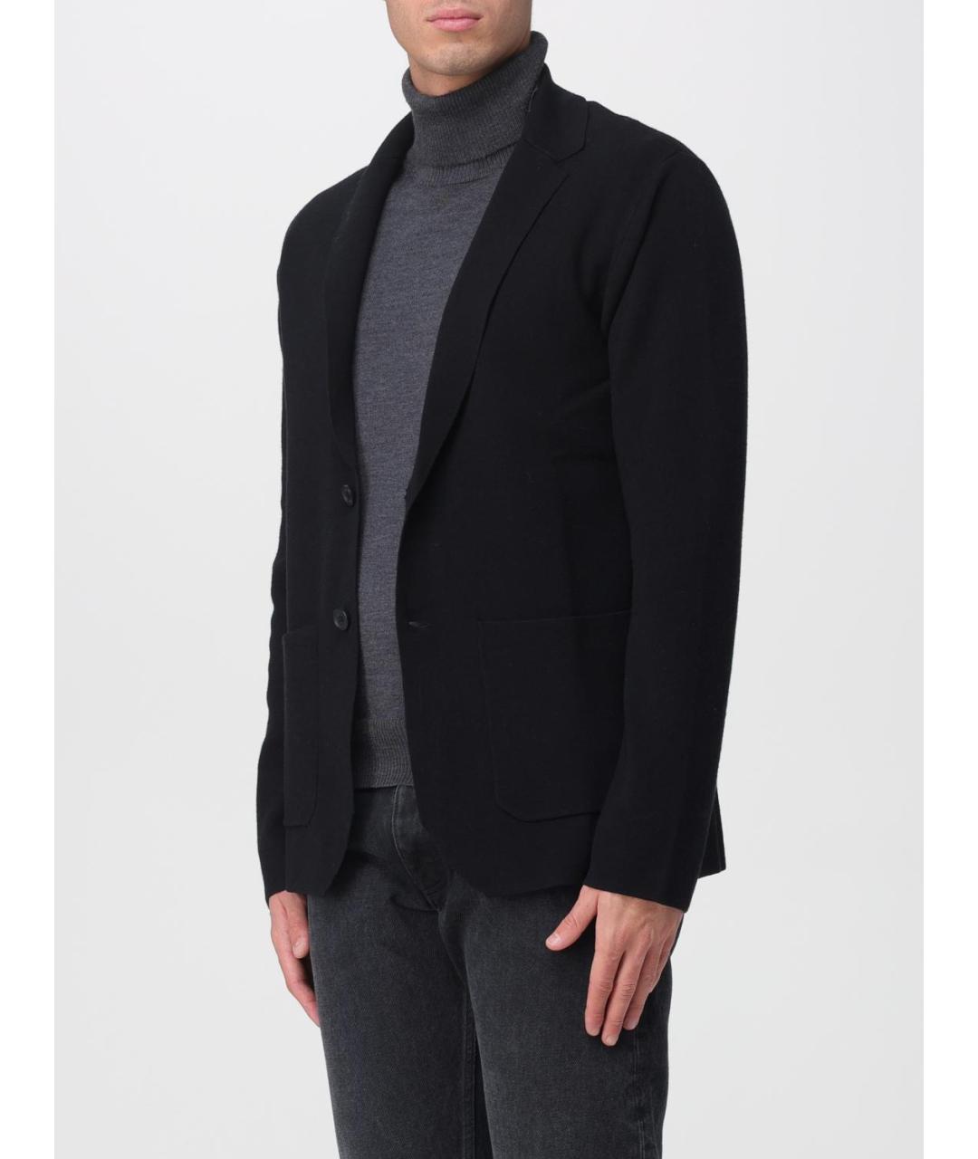 ARMANI EXCHANGE Черный вискозный пиджак, фото 3