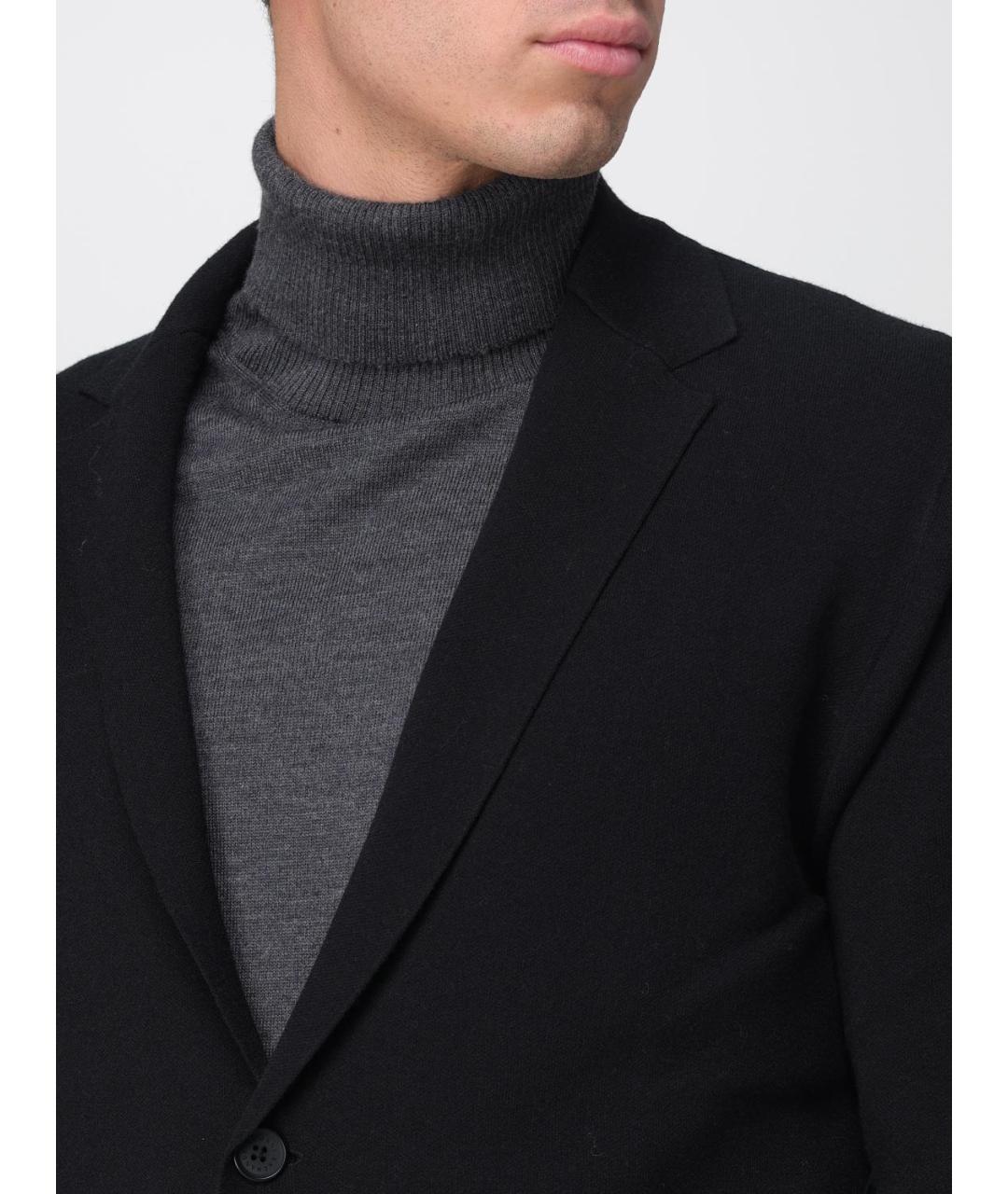 ARMANI EXCHANGE Черный вискозный пиджак, фото 4