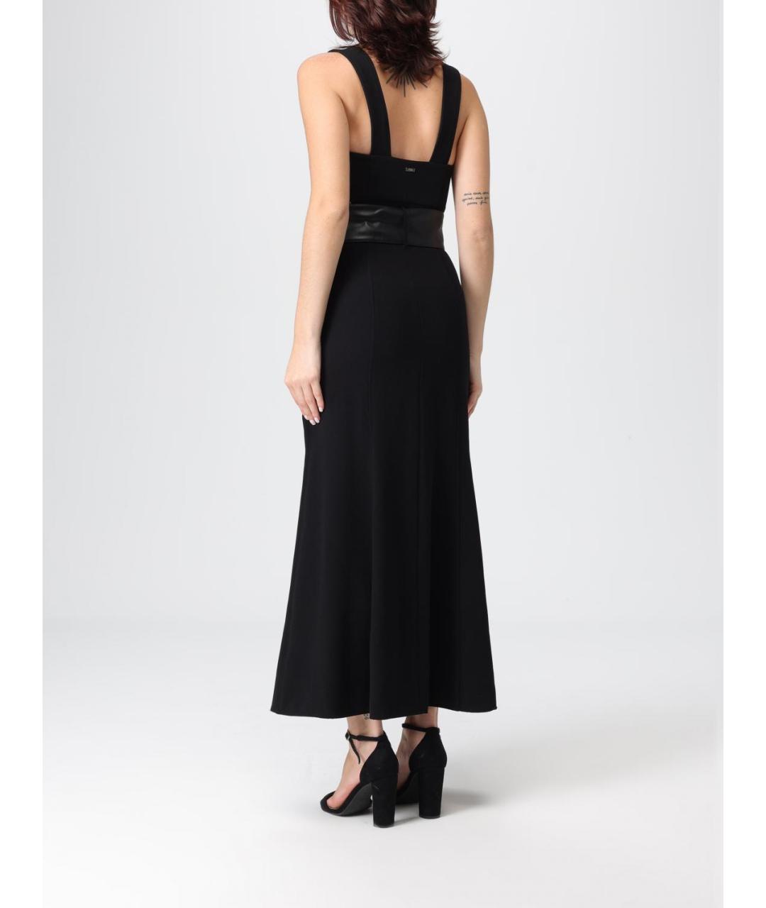 ARMANI EXCHANGE Черное полиэстеровое повседневное платье, фото 2