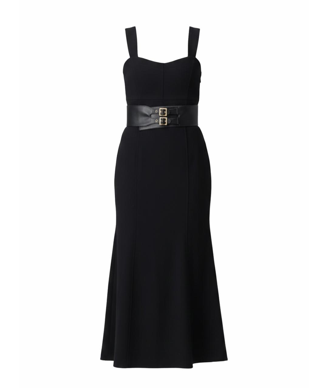 ARMANI EXCHANGE Черное полиэстеровое повседневное платье, фото 4