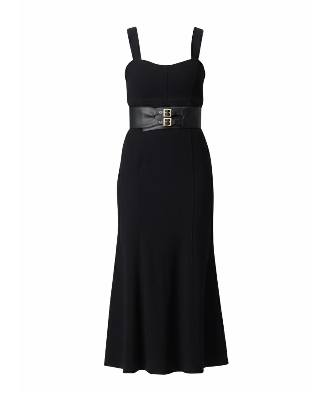 ARMANI EXCHANGE Черное полиэстеровое повседневное платье, фото 1