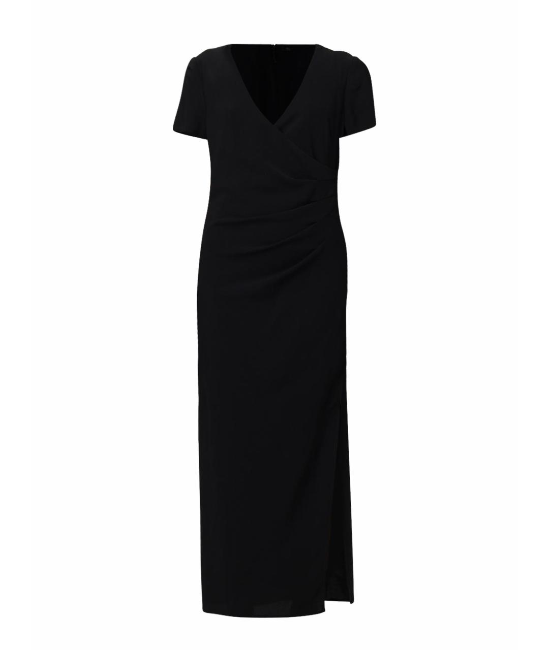 ARMANI EXCHANGE Черное полиэстеровое повседневное платье, фото 1