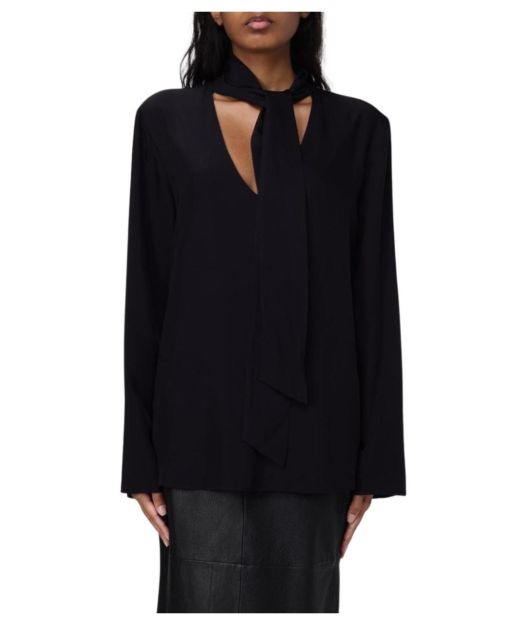 ARMANI EXCHANGE Черная вискозная блузы, фото 1