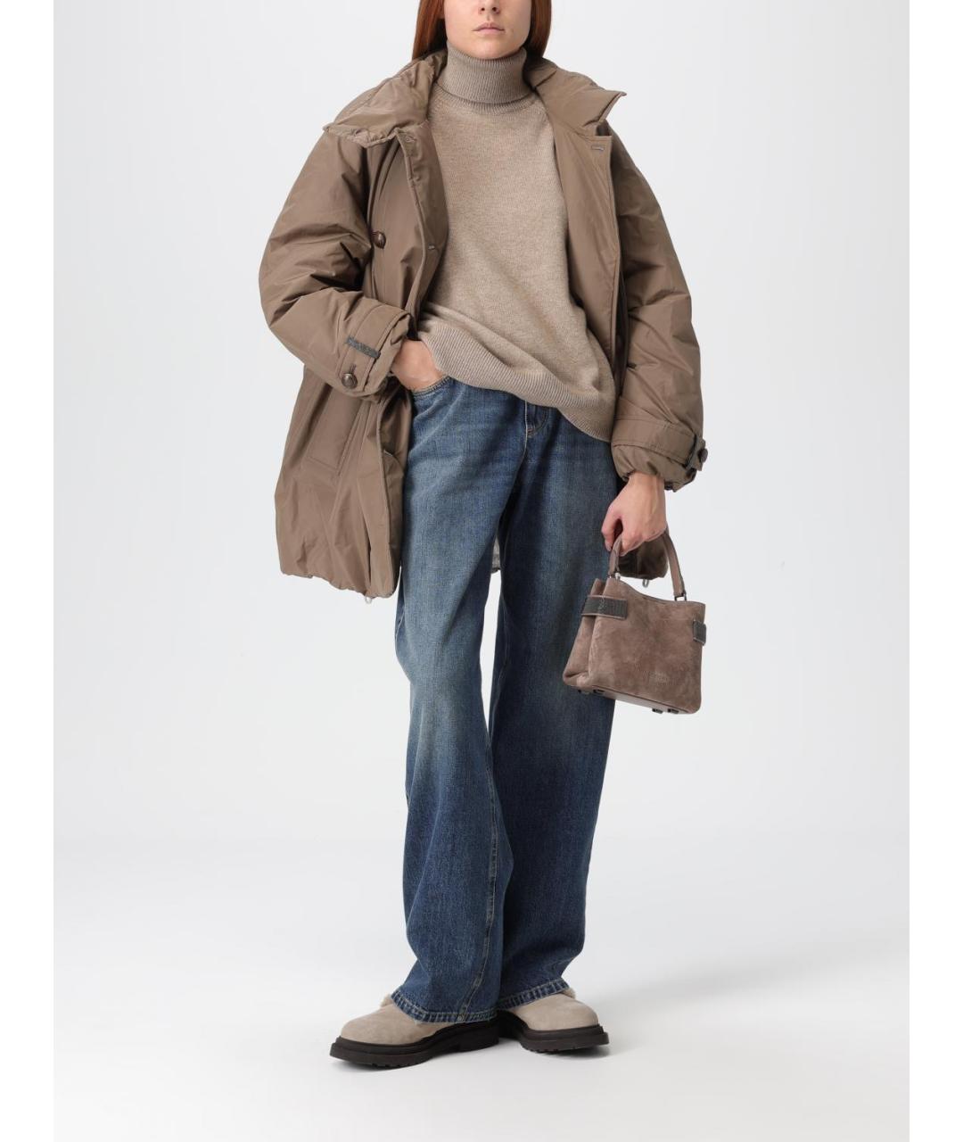 BRUNELLO CUCINELLI Мульти замшевая сумка через плечо, фото 2