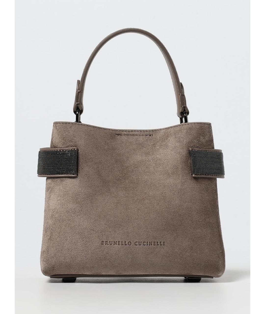 BRUNELLO CUCINELLI Мульти замшевая сумка через плечо, фото 6