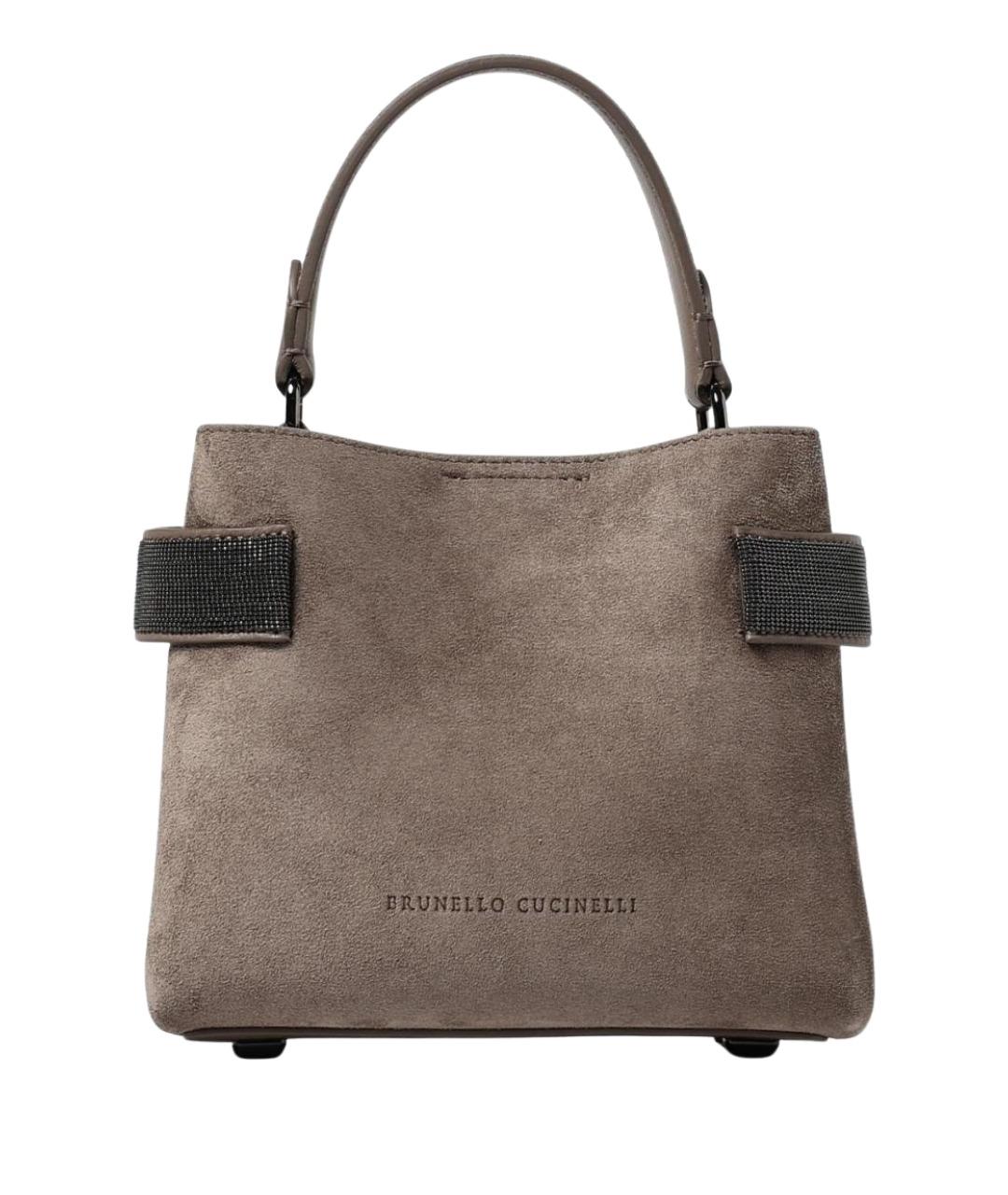 BRUNELLO CUCINELLI Мульти замшевая сумка через плечо, фото 1