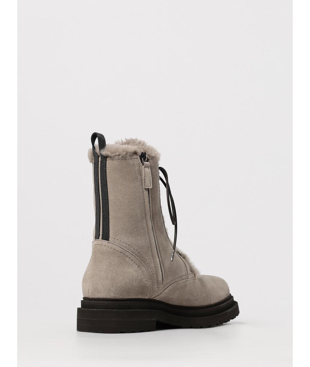 BRUNELLO CUCINELLI Мульти замшевые ботинки, фото 3