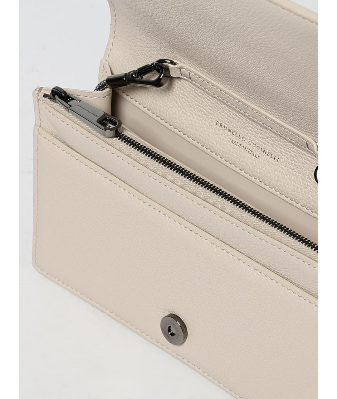 BRUNELLO CUCINELLI Бежевый кошелек, фото 5