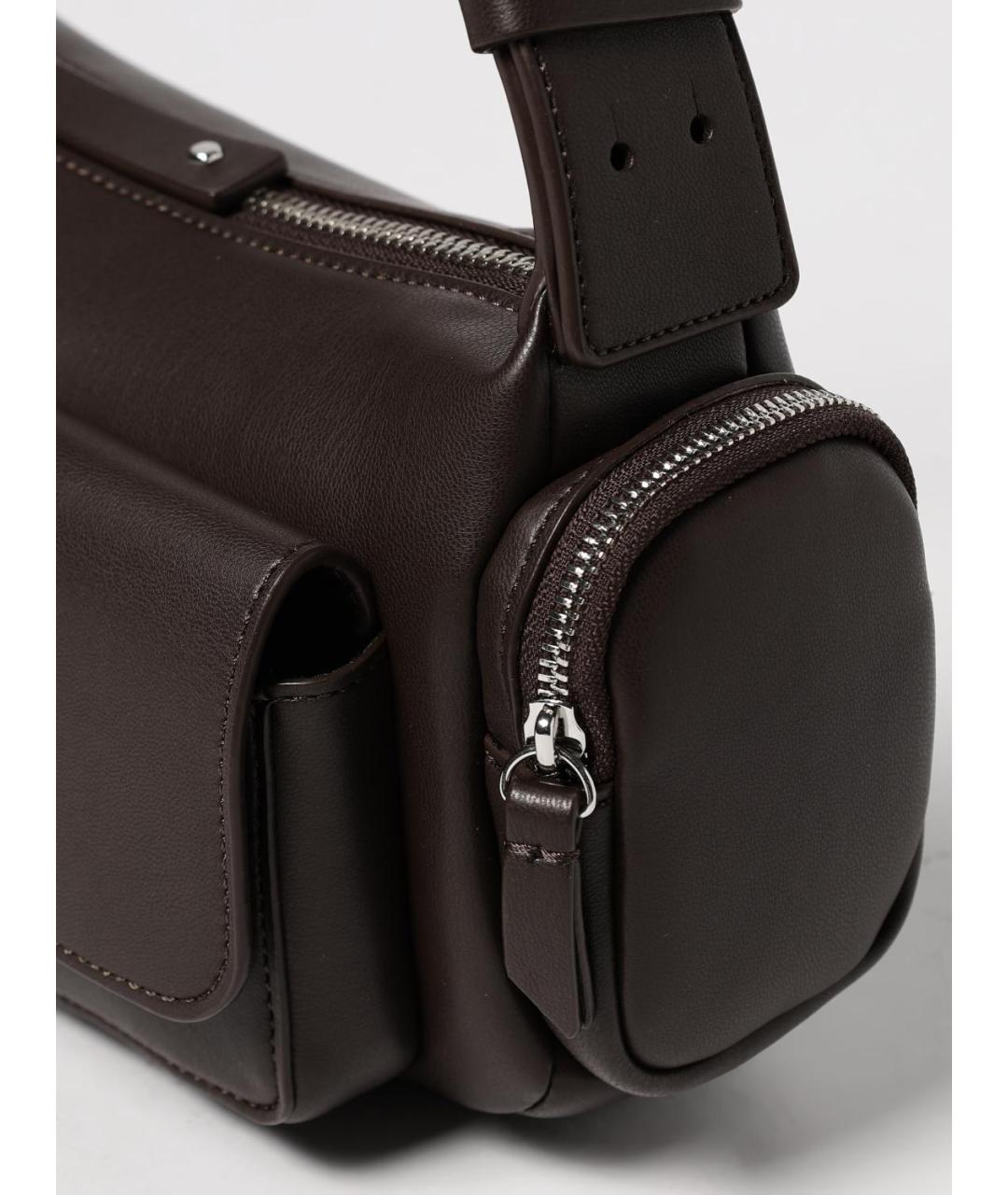 ARMANI EXCHANGE Коричневая сумка через плечо из искусственной кожи, фото 3