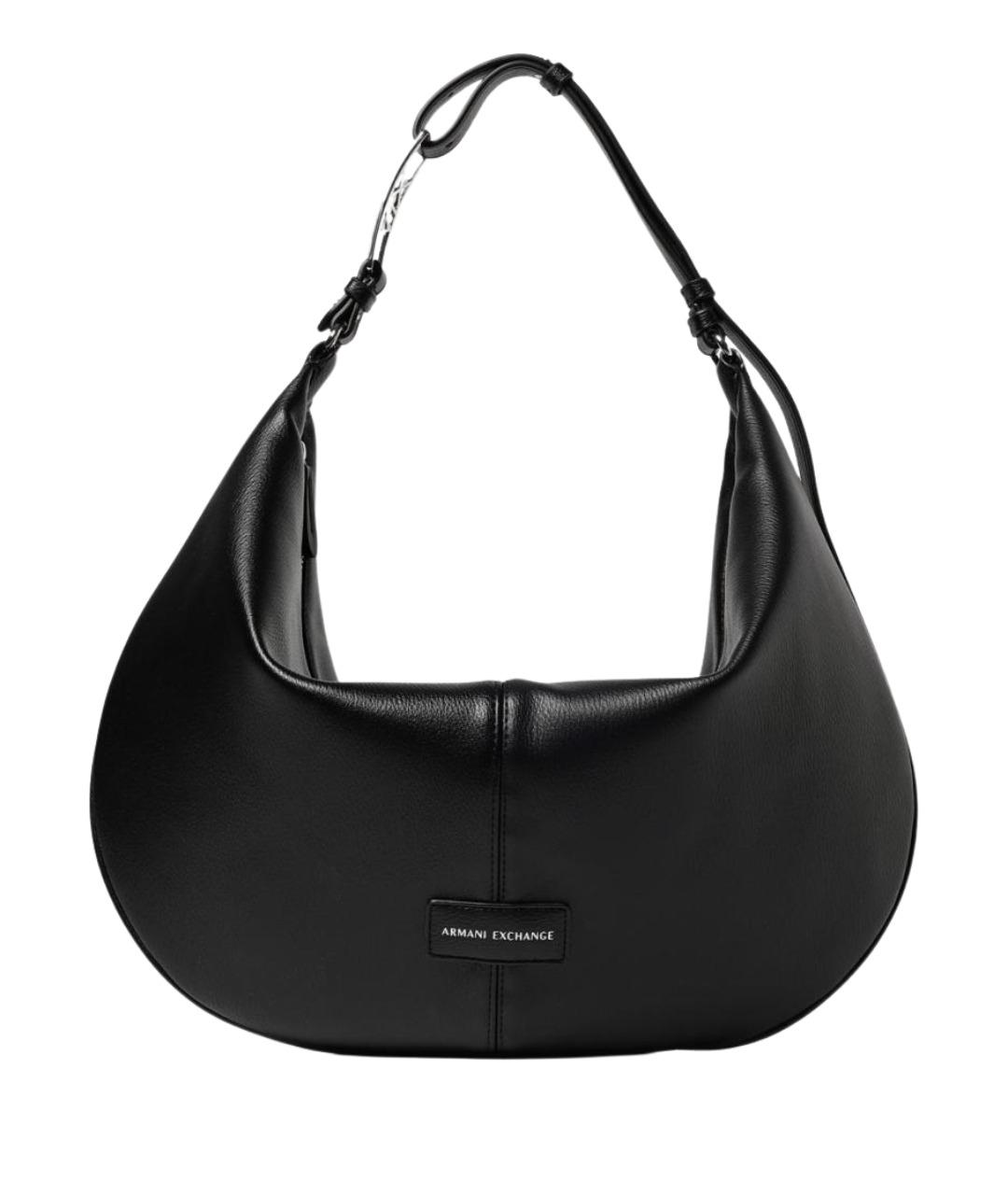 ARMANI EXCHANGE Черная сумка через плечо из искусственной кожи, фото 1