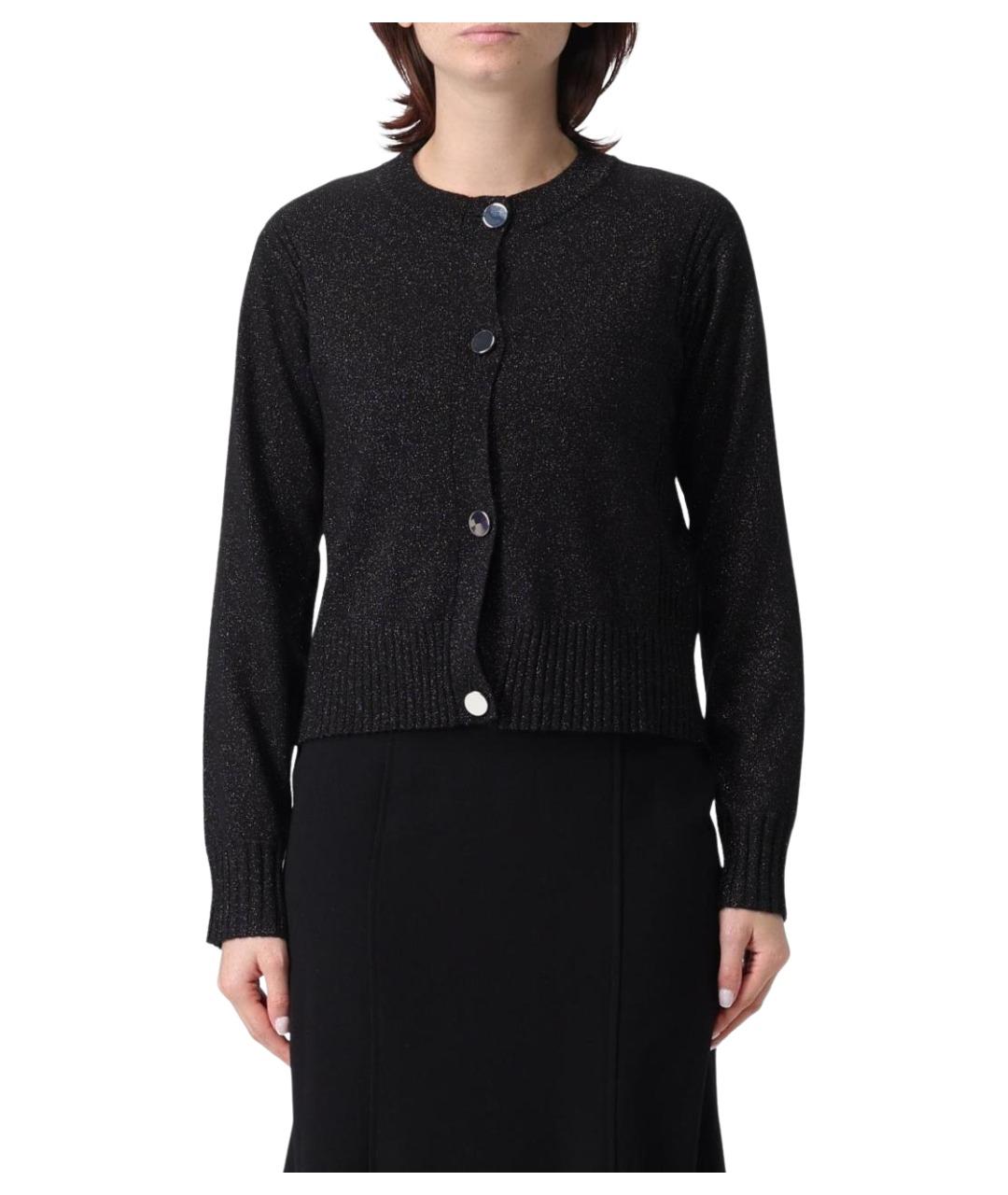 ARMANI EXCHANGE Черный вискозный кардиган, фото 1