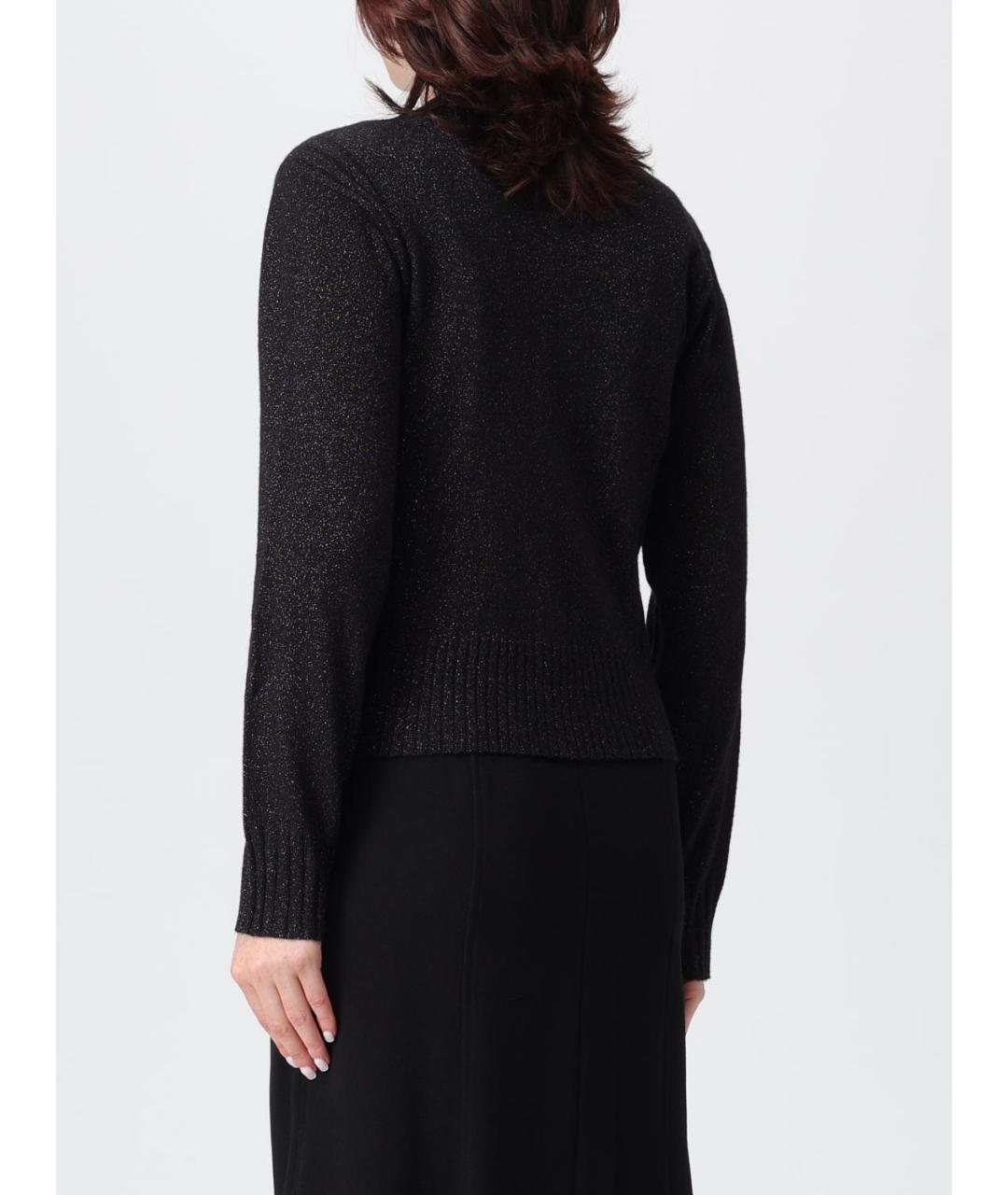 ARMANI EXCHANGE Черный вискозный кардиган, фото 2