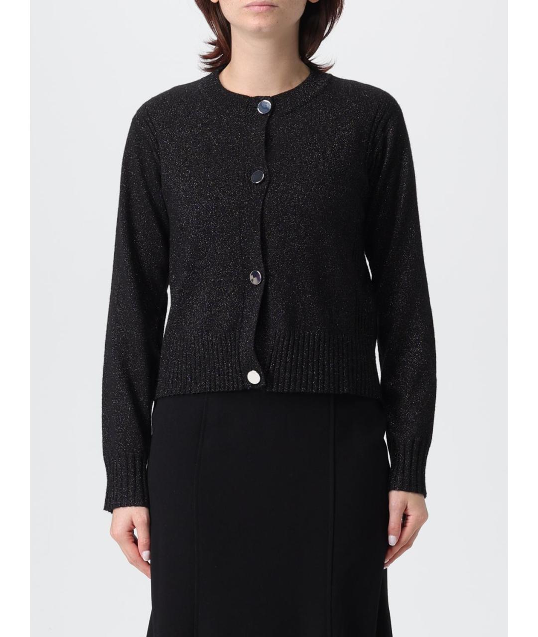 ARMANI EXCHANGE Черный вискозный кардиган, фото 4