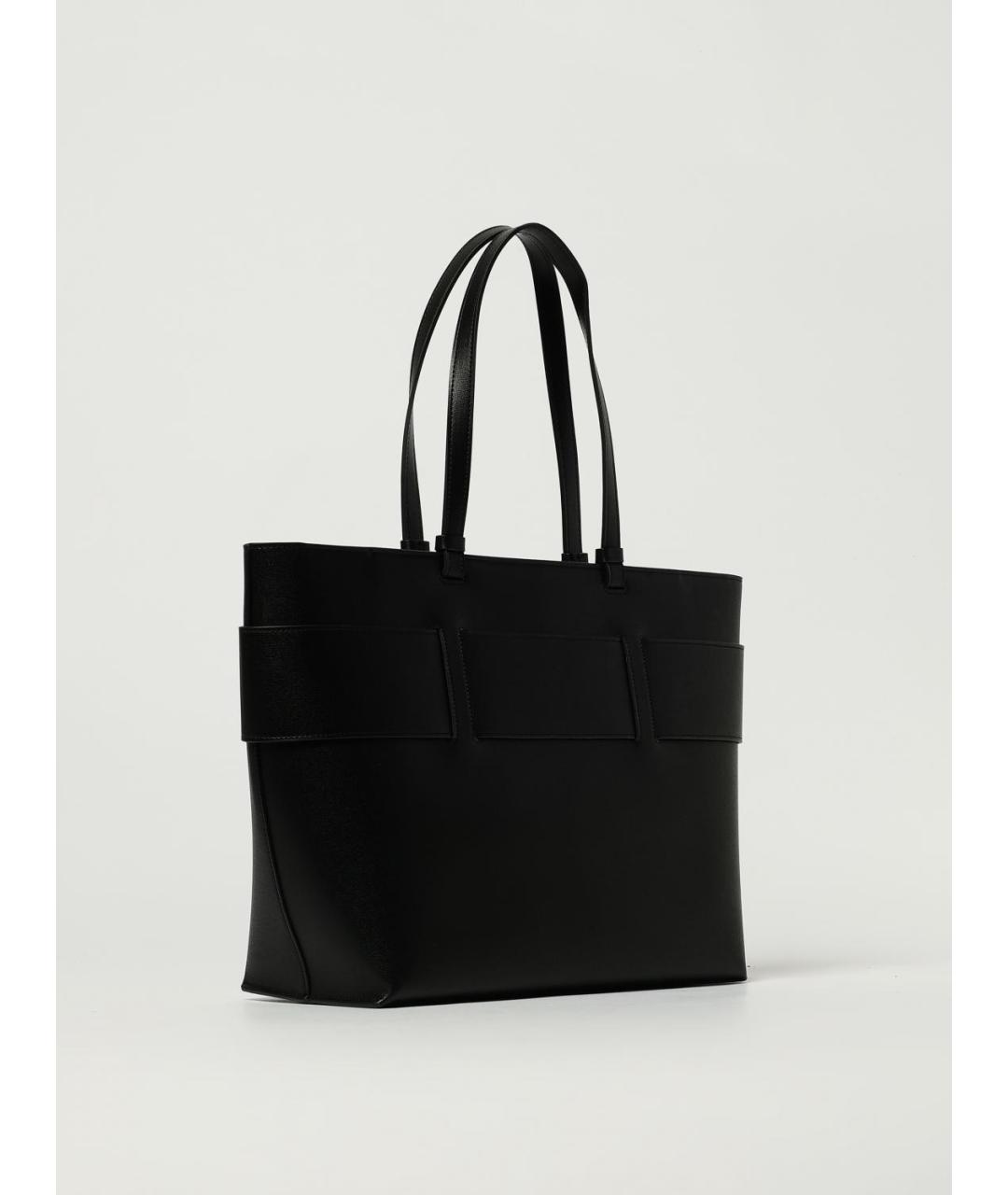 ARMANI EXCHANGE Черная сумка тоут из искусственной кожи, фото 2