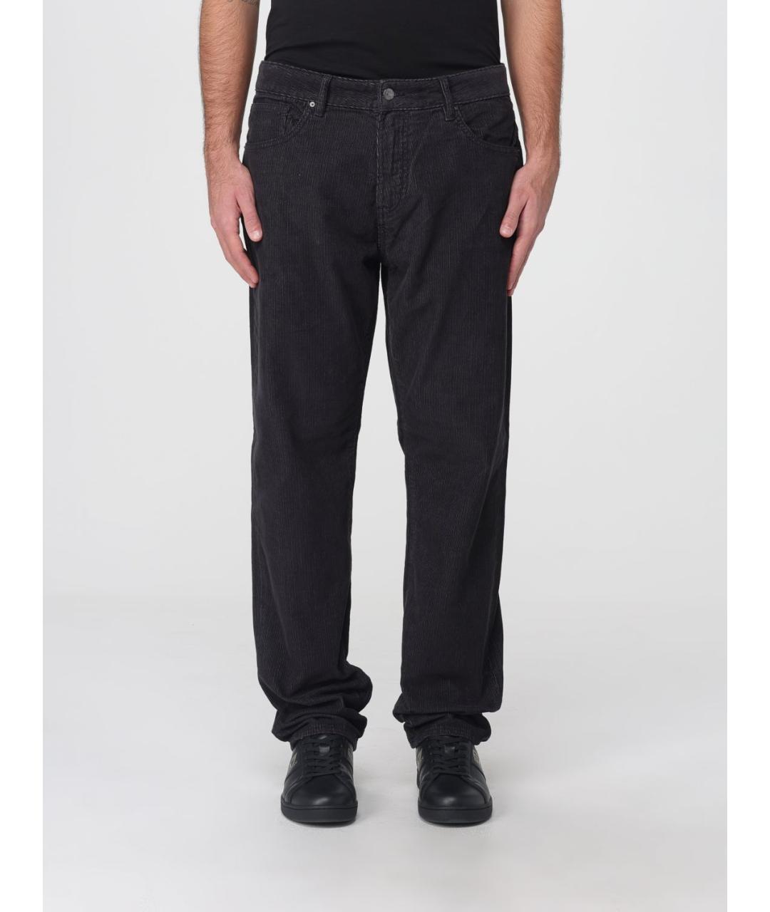 ARMANI EXCHANGE Синие полиэстеровые повседневные брюки, фото 4